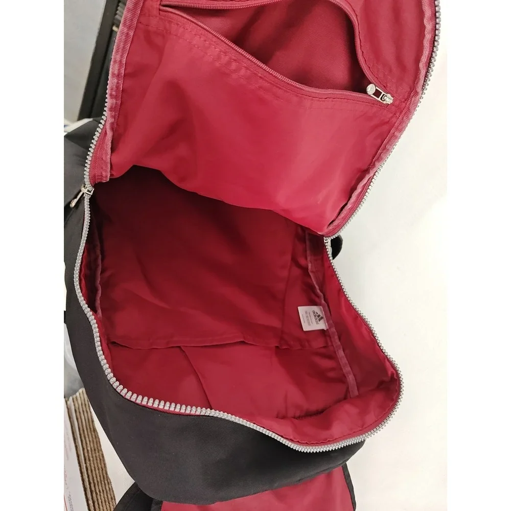 Adidas Backpack 2012 Adult school‎ work Pockets Adjustable Straps Black Red